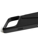 Mujjo iPhone 17 Pro Max Wallet Leather Case - MagSafe Kompatibel - Black