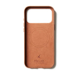 Mujjo iPhone 17 Pro Max Wallet Leather Case - MagSafe Kompatibel - Tan
