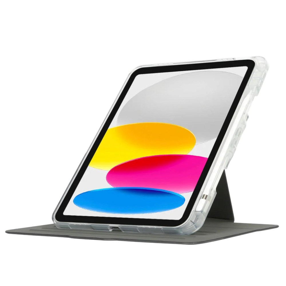 iPad 11" (2025) / iPad 10.9" (2024 / 2022) Targus VersaVu Flip Deksel - Gjennomsiktig / Grå