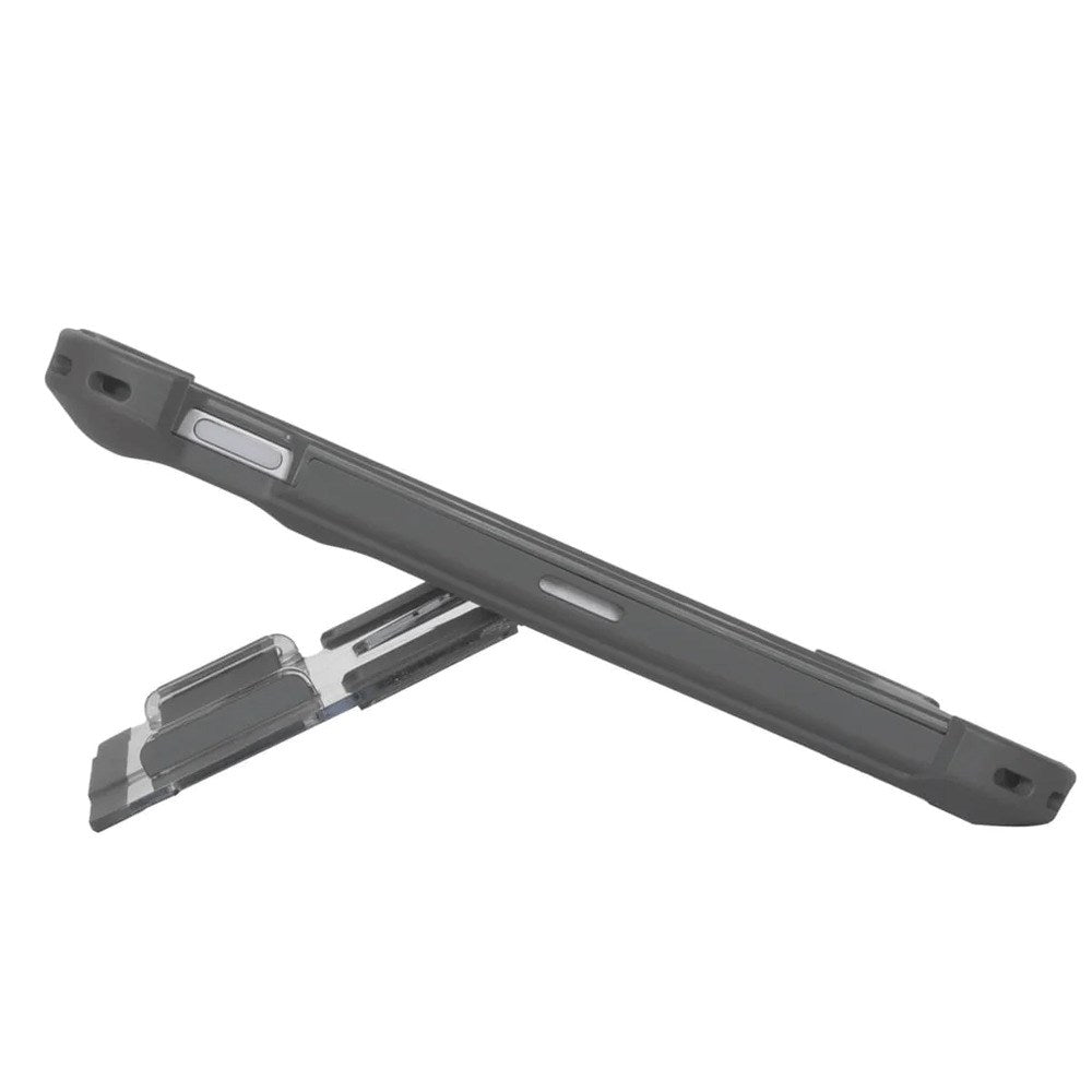 iPad Air 11" (2025 / 2024) / iPad Air (2022 / 2020) / iPad Pro 11" (2022 / 2021 / 2020 / 2018) Targus Håndverksdeksel med Ståfunksjon & Beskyttelsesfilm - Grå / Gjennomsiktig