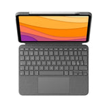 Logitech iPad Air (2022 / 2020) Combo Touch Keyboard (Dansk/Nordisk Tastatur med Deksel) - Grå