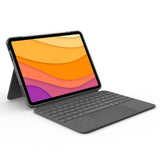 Logitech iPad Air (2022 / 2020) Combo Touch Keyboard (Dansk/Nordisk Tastatur med Deksel) - Grå