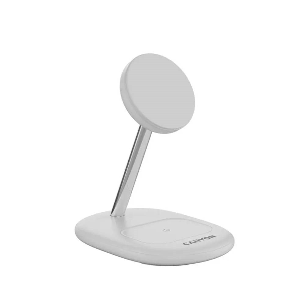 Canyon WCS 205 15W Qi2 Trådløs Lader - MagSafe Kompatibel - Hvit