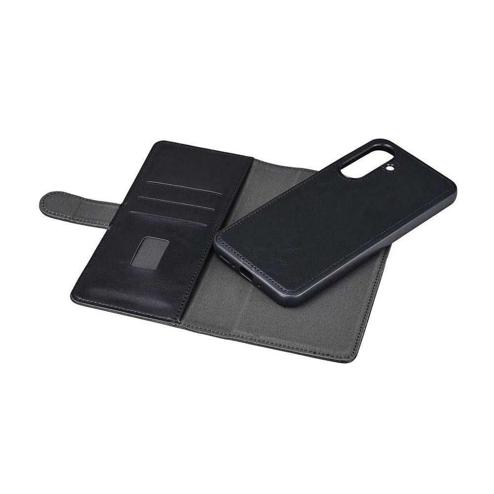 Samsung Galaxy A36 (5G) GEAR 2-i-1 Flip-Deksel i Resirkulert Kunstskinn med Lommebok - Svart