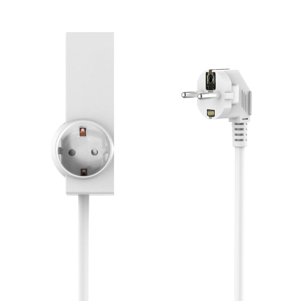 4smarts 6-i-1 GaN 65W Strømskinne m. 2x AC / 2x USB-C / 2x USB-A – Hvit