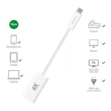4smarts USB-C til HDMI Adapter - 1.5m - Hvit
