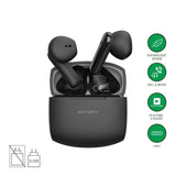 4smarts True Wireless SkyBuds Air Hodetelefoner - In-Ear - Svart