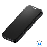 iPhone 17 4smarts Urban Pro Flip Deksel - MagSafe Kompatibel - Gjennomsiktig / Svart