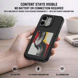 iPhone 17 4smarts E-Ink Deksel - MagSafe Kompatibel - Svart