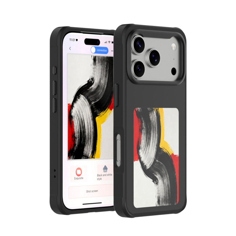 iPhone 17 Pro 4smarts E-Ink Deksel - MagSafe Kompatibel - Svart