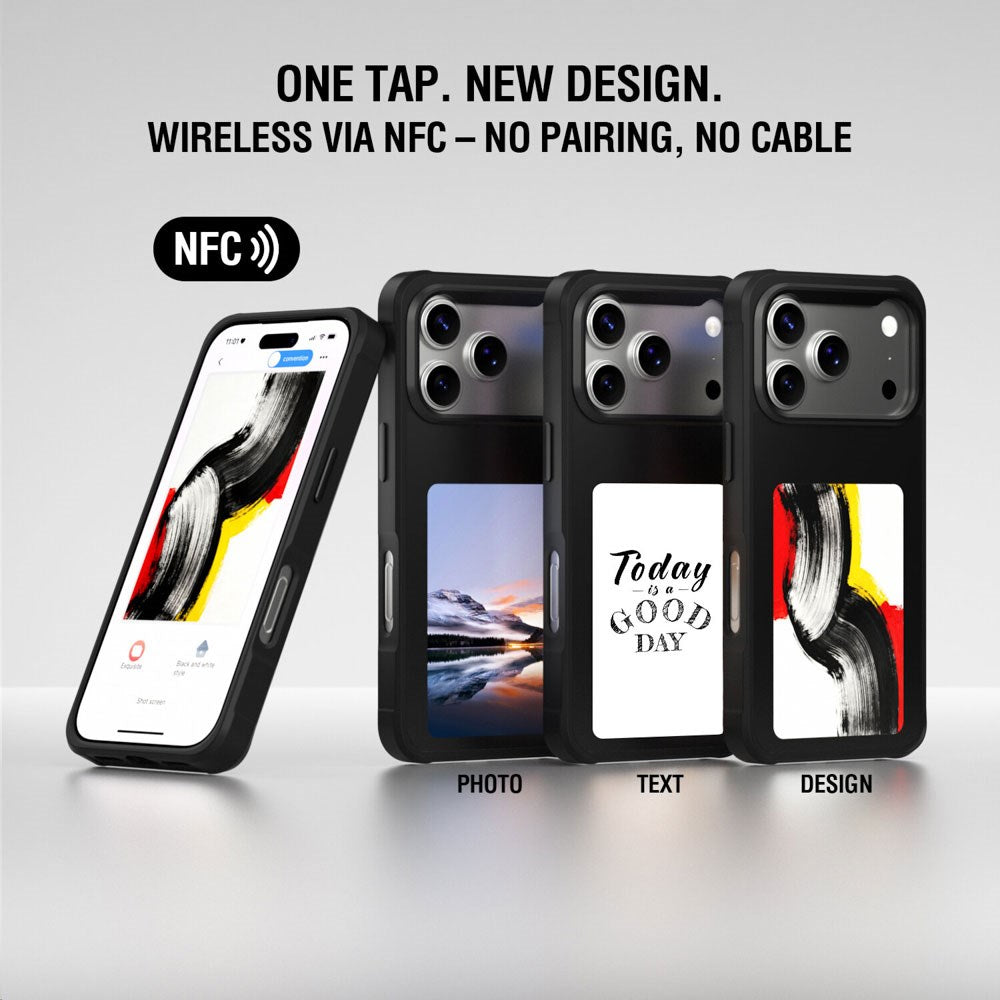 iPhone 17 Pro 4smarts E-Ink Deksel - MagSafe Kompatibel - Svart