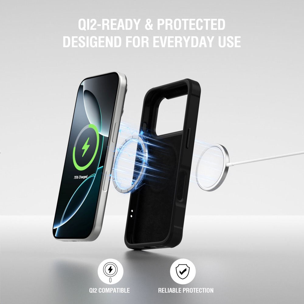 iPhone 17 Pro 4smarts E-Ink Deksel - MagSafe Kompatibel - Svart