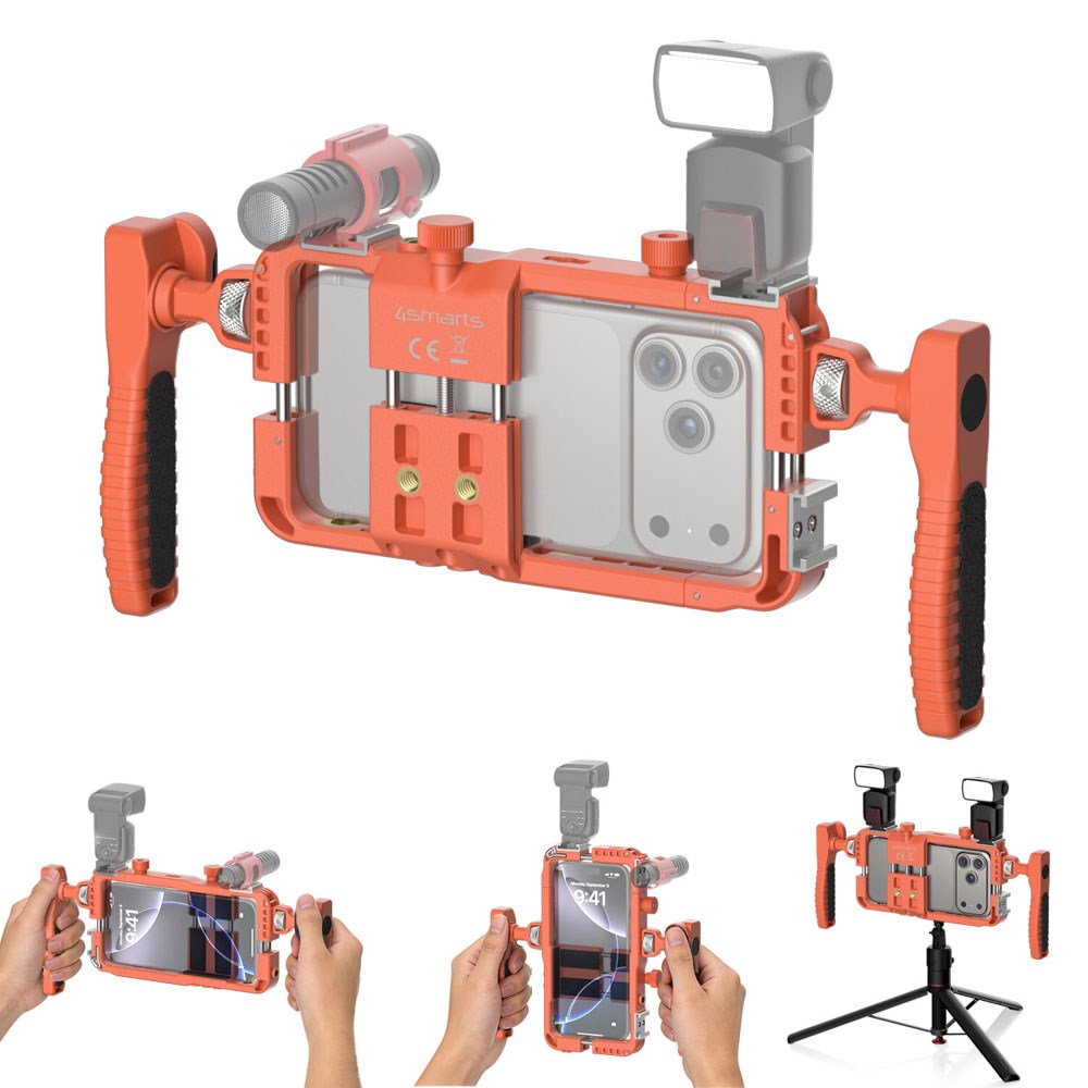 4smarts Universal Mobil Rig med Bluetooth Fjernutløser - Oransje