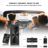 4Smarts Trådløs Adapter m. Skjermspeiling for Apple CarPlay & Android Auto - Svart