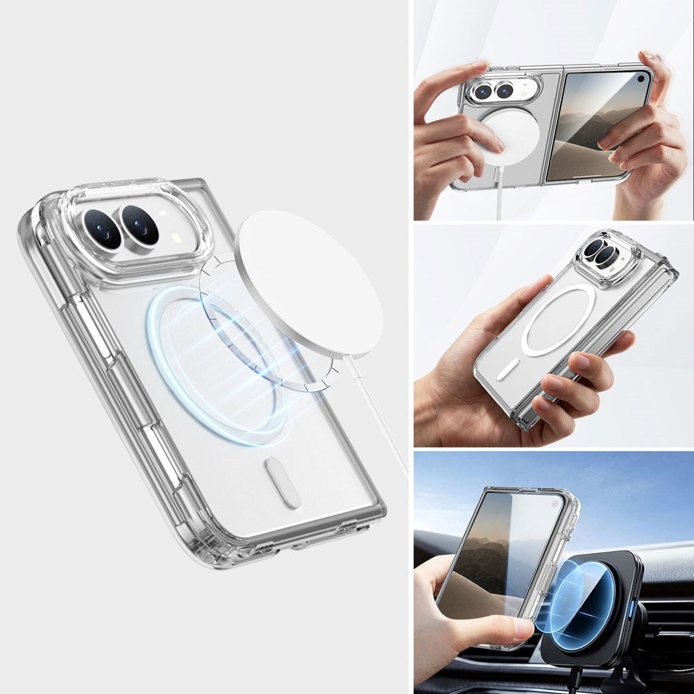 iPhone Duo 4Smarts 360° Protection Set m. Deksel & Skjermbeskyttelsesglass - MagSafe Kompatibel - Gjennomsiktig