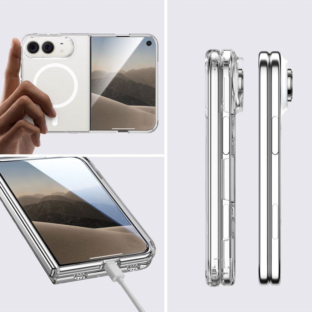 iPhone Duo 4Smarts 360° Protection Set m. Deksel & Skjermbeskyttelsesglass - MagSafe Kompatibel - Gjennomsiktig