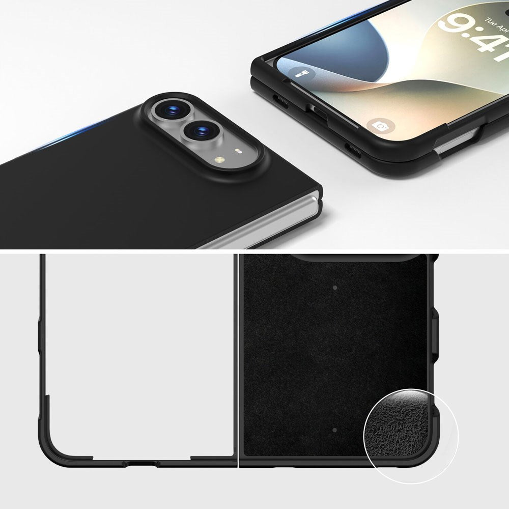 iPhone Duo 4Smarts Silikon Deksel - MagSafe Kompatibel - Svart