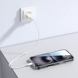 iPhone 18 Pro Max / 17 Pro Max 4Smarts 3-i-1 Premium Starter Set - MagSafe Deksel, Skjermbeskyttelse & 20W Vegglader - Gjennomsiktig / Hvit
