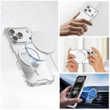 iPhone 18 Pro / 17 Pro 4Smarts IBIZA Hybrid Deksel - MagSafe Kompatibel - Gjennomsiktig