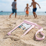 Tech-Protect Flytende Vanntett Etui - Maks.: 185 x 110 mm - Rosa