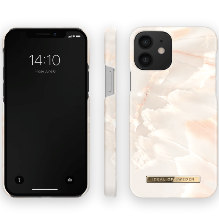 iDeal Of Sweden iPhone 12 / 12 Pro Motedeksel Rose Pearl Marble