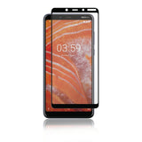 Nokia 3.1 Plus PANZER Premium Herdet Glass Skjermbeskytter med Svart Ramme - Full Fit