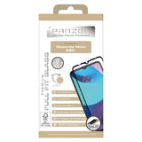 Motorola Moto E20 PANZER Premium Full-Fit Glass - Herdet Glass - Svart Kant