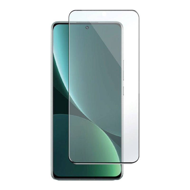 Xiaomi 12 Pro PANZER Premium Full-Fit Glass - Herdet Glass - Svart Kant