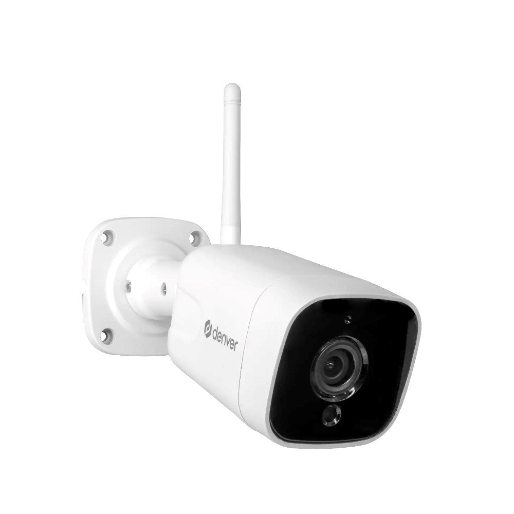 Denver IOC-241 Utendørs Smart Home Kamera - Tuya Kompatibel - Hvit