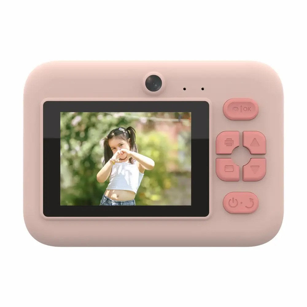 Denver KPC-1374BTRO Kamera for Barn med Innebygd Termisk Skriver & Spill - Rosa