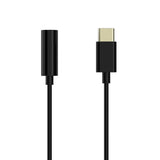 Sinox Pro USB-C til 3.5 mm Audio Adapter - 15cm - Svart