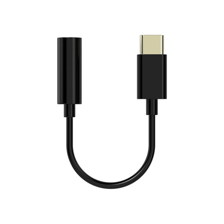 Sinox Pro USB-C til 3.5 mm Audio Adapter - 15cm - Svart