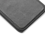 Trunk iPhone 11 Pro / XS / X Ekte Skinn Deksel med Avtakbart Deksel - Svart