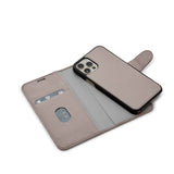 Trunk iPhone 12 Mini Ekte Skinn Deksel med Avtakbart Deksel - Rosa