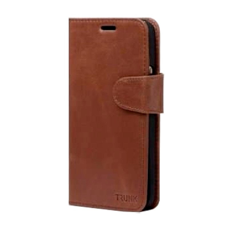 iPhone 12 / 12 Pro Trunk 2-i-1 Wallet Flip Deksel - Brun