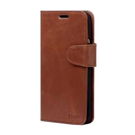 iPhone 12 / 12 Pro Trunk 2-i-1 Wallet Flip Deksel - Brun