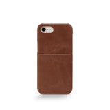 Trunk iPhone 11 / XR Ekte Skinn Deksel med Kortlomme - Brun