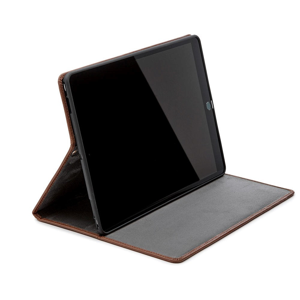 Trunk iPad 10.2 (2021 / 2020 / 2019) / Air 10.5 (2019) Ekte Skinndeksel - Brown