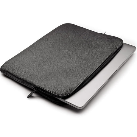 Trunk Vegansk Skinn Sleeve til Macbook 13" (30,5 x 22 x 2 cm) - Black Apple Peel
