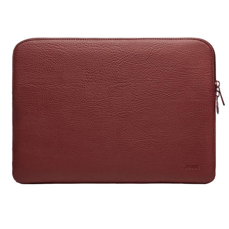 Trunk Vegansk Skinn Sleeve til Macbook 13" (30,5 x 22 x 2 cm) - Wine Red Apple Peel