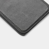 Trunk iPhone 13 Pro Max Ekte Skinn Deksel med Avtakbart Deksel - Svart