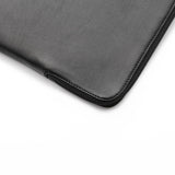 Trunk Ekte Skinn Sleeve til Macbook 14" (33 x 23,5 x 2 cm) - Black