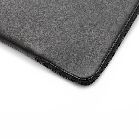 Trunk Ekte Skinn Sleeve til Macbook 14" (33 x 23,5 x 2 cm) - Black