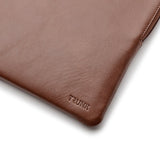 Trunk Ekte Skinn Sleeve til Macbook 14" (33 x 23,5 x 2 cm) - Brown