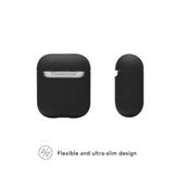 dbramante1928 AirPods (1 & 2. gen.) Costa Rica Silikon Deksel - 100% Resirkulert Plast - Night Black