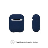 dbramante1928 AirPods (1 & 2. gen.) Costa Rica Silikon Deksel - 100% Resirkulert Plast - Pacific Blue