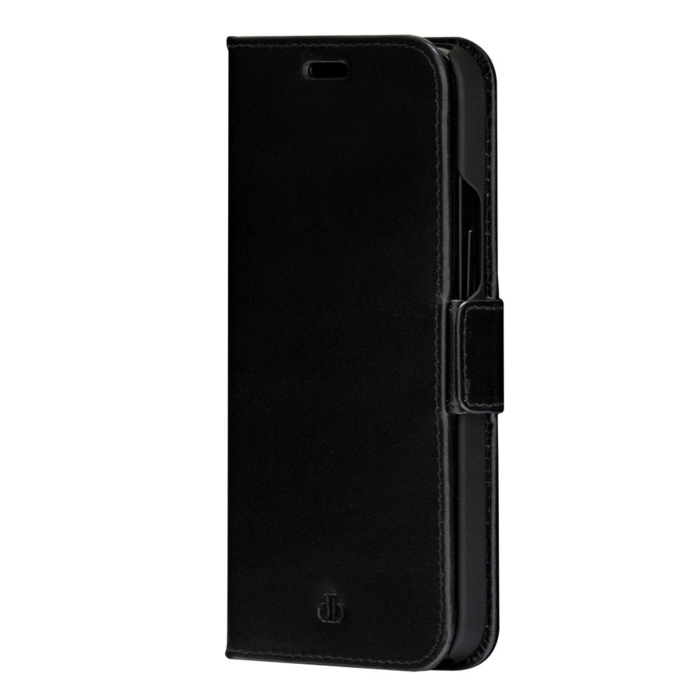 iPhone 14 Plus dbramante1928 Copenhagen Skinn Magnet Flip-Deksel - Black