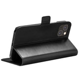 iPhone 14 Plus dbramante1928 Copenhagen Skinn Magnet Flip-Deksel - Black