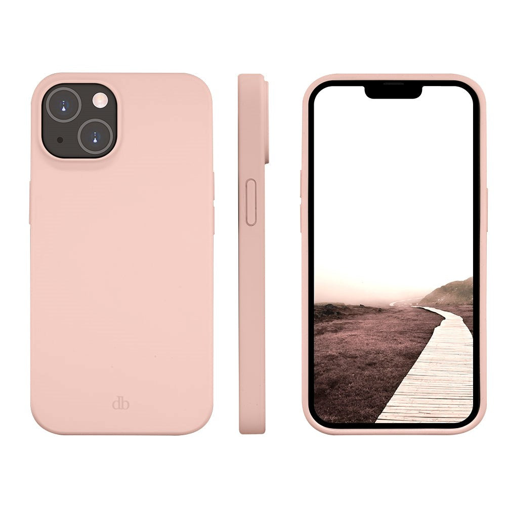 dbramante1928 iPhone 14 Greenland Deksel - 100% Resirkulert Plast - Pink Sand