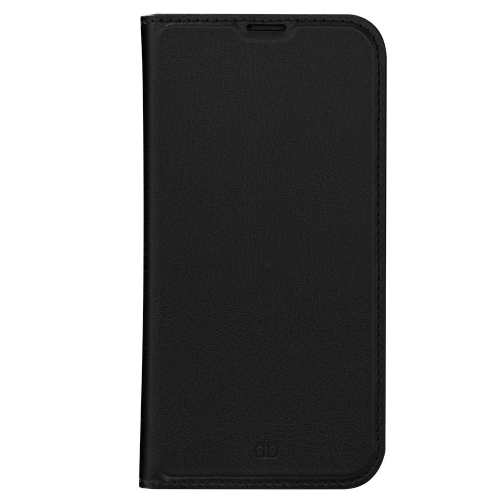 iPhone 14 Pro dbramante1928 Oslo Ultra-Slim PU Skinn Flip Deksel med Lommebok - Svart